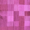 thumbnail image 1 of Ahgly Company Indoor Square Checkered Purple Modern Area Rugs, 8' Square, 1 of 4