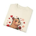 thumbnail image 2 of Capybara Lovers Tee, Cute Capybara Comfort Colors Valentine Shirt, 2 of 8