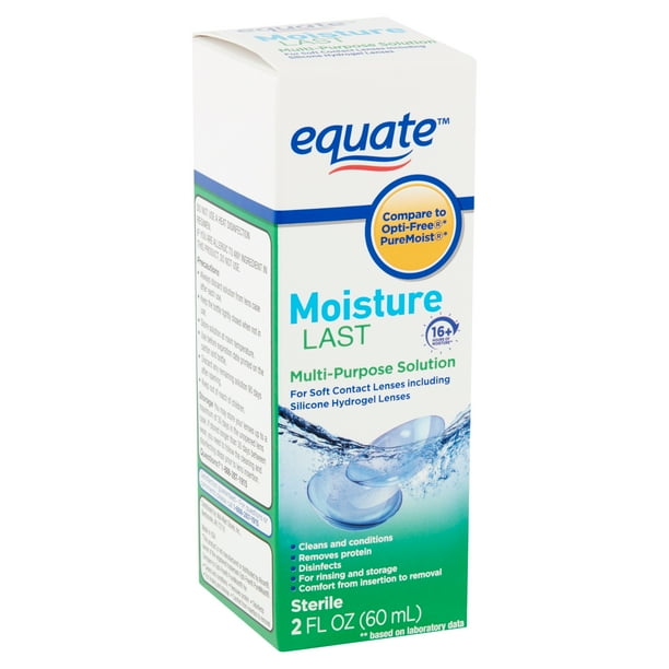 Equate Moisture Last MultiPurpose Solution, 2 fl oz