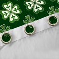 thumbnail image 4 of Feelyou Boho Shamrock Black Out Curtains, Vintage Holiday Curtains Pack of 2 (42x63 Each), 4 of 6