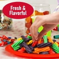 thumbnail image 6 of Twizzlers Twists Rainbow Fruit Flavored Fun Size Chewy Candy, Mini Twizzlers Individually Wrapped Bulk Pack for Kids and Adults, Indulging Toffee Fruit Flavored Sweet Snacks for Movie and Party (5 LB), 6 of 8