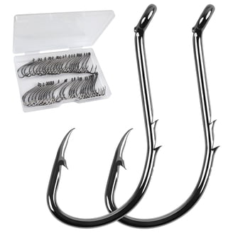 6 0 barbless fishing hooks Gamakatsu 67064 Triple Hook Treble 24 GT Recorder No. 6/0, 10 Pieces, Barbless, Silver : Sports & Outdoors developed a material known as High Carbon steel specifically for the manufacture of fish hooks WestBass 20PCS Double Fishing Hooks