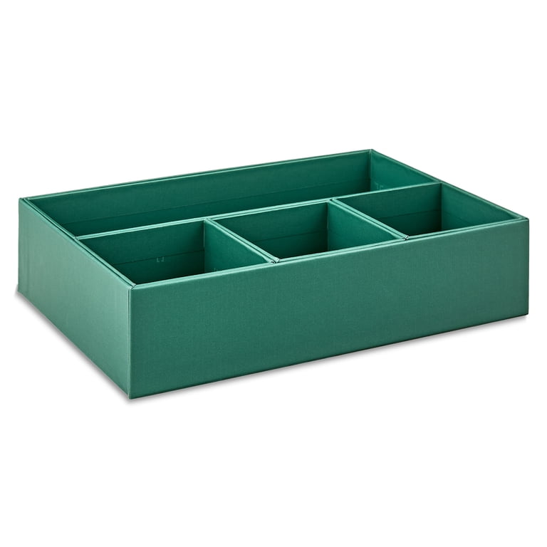 Pen+Gear 5-Piece Drawer Organizer Set, Green Emerald photo 3