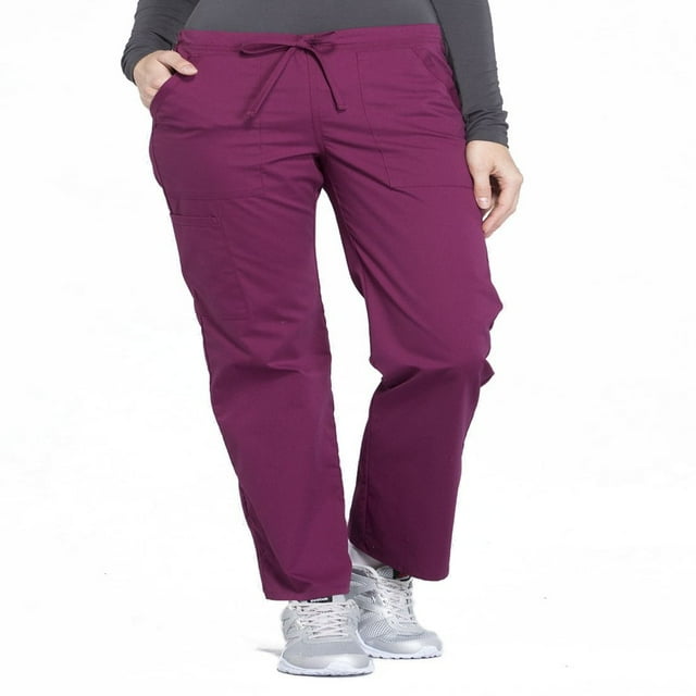CHOK Workwear Professionals Women‘s Scrubs Pant Mid Rise Straight Leg Drawstring WW160