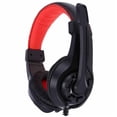 thumbnail image 1 of Cascos Gamer Pro SpecialBass Rojo Jack 3.5mm Cable 2.m 105±3dB 20Hz a 20000Hz Hot-Shot MXGIU-002, 1 of 1