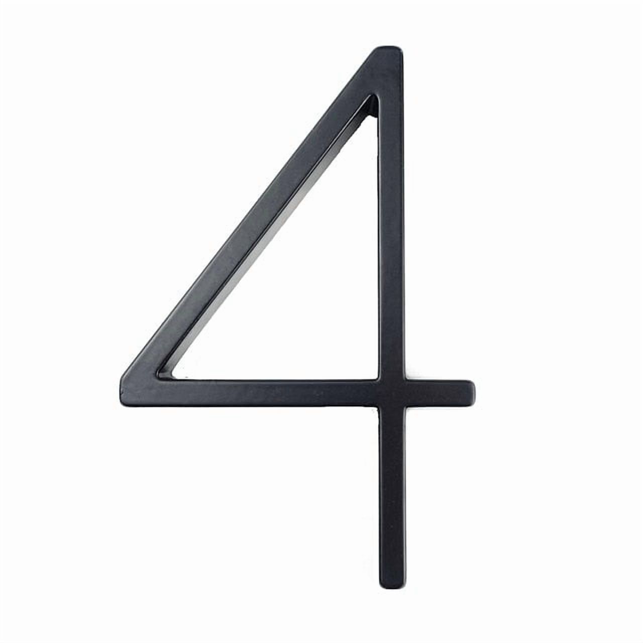 125mm Floating House Modern address number letters Big Modern Door Alphabet Home Outdoor