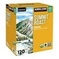 thumbnail image 2 of Kirkland Signature Coffee Organic Summit Roast K-Cup Pod 120 Count, 2 of 5