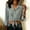Green, variant on Women's 2026 Fashion Striped Collared Shirt, 3D Digital Print Casual Blouse, Long Sleeve Button-Down Top for Office White S