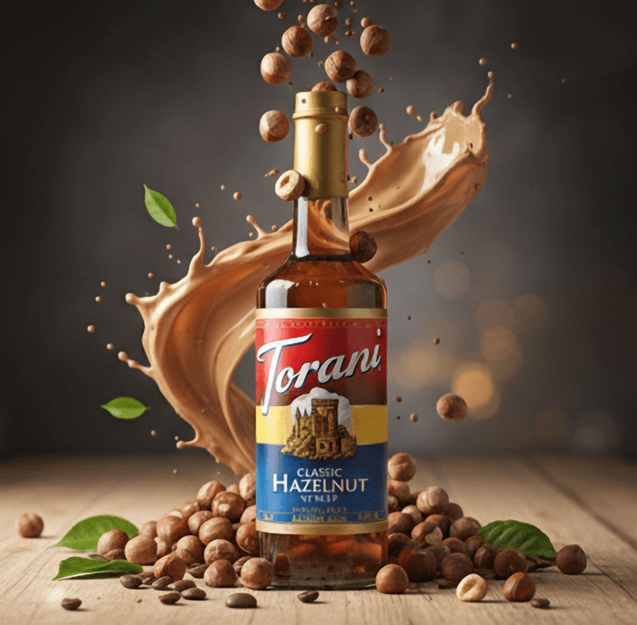 Torani Classic Hazelnut Syrup cs 12/750 ml