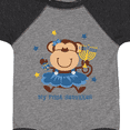 thumbnail image 4 of Inktastic Monkey Girl 1st Hanukkah Girls Baby Bodysuit, 4 of 5