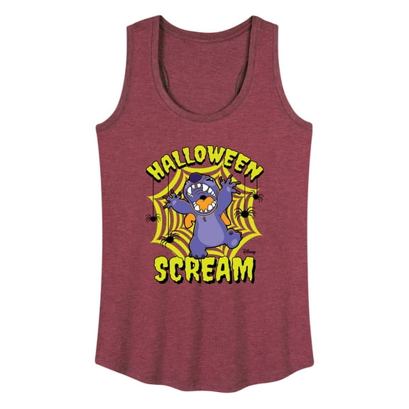 Disney - Lilo & Stitch - Halloween Scream Spiders - Women's Racerback Tank Top