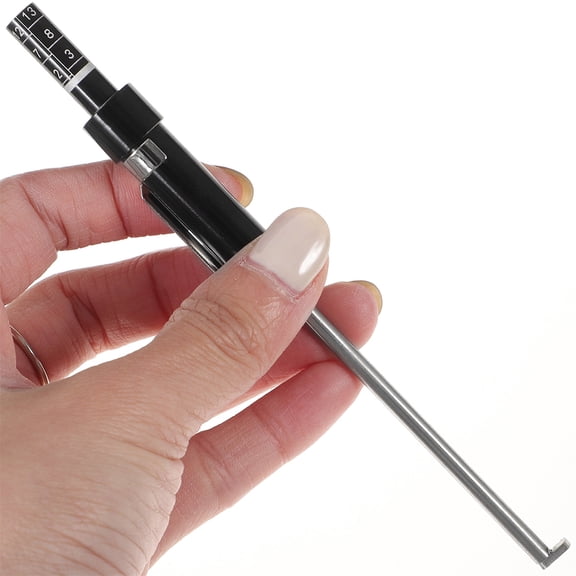 TEHAUX 2-Pack Brake Pad Thickness Gauge Set, Precision Car Brake Wear Measurement Tool with Metal Construction