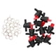 thumbnail image 5 of Válvula de cierre de combustible, 10 piezas, negro, rojo, 90 grados, piezas de cortacésped, accesorios para cortacésped, fabricados por expertos, 5 of 13