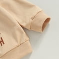 thumbnail image 4 of Toddler Baby Boy Girl Halloween Outfit Pumpkin Pullover Sweatshirt Crewneck Sweater Long Sleeve T-Shirt Tops Kids Fall Clothes, 4 of 7