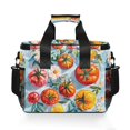 thumbnail image 7 of FORMRS Insulated Cooler Bag 24 Cans Capacity Soft Leakproof Lunch Box with Side Pockets, Watercolor Tomatoes, 7 of 7
