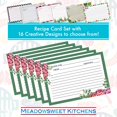 thumbnail image 3 of czcpp-Recipe Card Set - 25 Recipe Cards 4 x 6 Inch, Perfect Size for a Recipe Card Box for Wedding, Bridal Shower Recipe Cards, Make Your Own Recipe Book, Green & Peonies - Newlyweds, 3 of 4