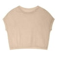 thumbnail image 3 of Womens Y2K Crochet Fishnet Long Sleeve Top Off the Shoulder Jumper Going Out Oversized Knitted Sweater Cover Up Lightweight Baggy Hollow Out Pullover Tops Knitwear, 3 of 6