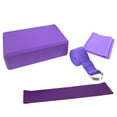 thumbnail image 4 of 4pcs Yoga Equipment Set Yoga Blocks Stretching Strap Resistance Loop Band Exercise Band, 4 of 8