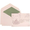 JAM Paper Wedding Invitation Set, Large, 5 1/2 x 7 3/4, Colorful Princess Set, Purple Card with Sage Green Lined Envelope, 100/pack