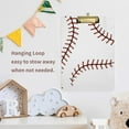 thumbnail image 6 of FMSHPON Baseball Softball Clipboard Hardboard Wood Nursing Clip Board and Pull for Standard A4 Letter 13x9 inches, 6 of 7