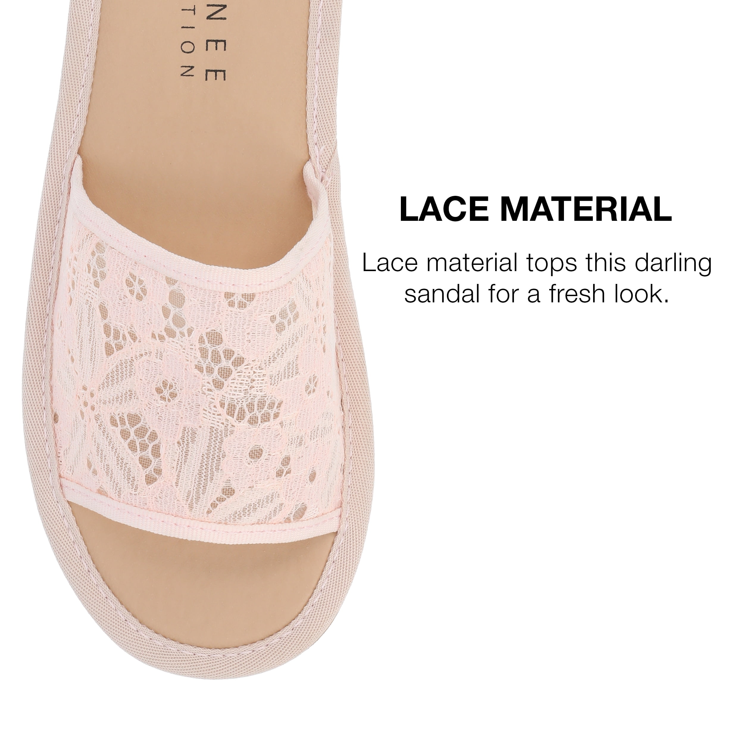 Journee Collection Womens Eniola Tru Comfort Foam Slide Flat Sandals