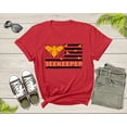 thumbnail image 5 of Honey Bee Lover Flag Gift for Beekeepers Bumblebee Birthday T-Shirt Save the Bees Shirt Honey Bee Shirt Beekeeper Shirt Bee Lover Shirt, 5 of 5