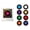 No Rotation, variant on Personalized Photo Music Refrigerator Magnets NFC Induction Singing Stickers 9 Pack NFC Music Discs, Magnetic Refrigerator Magnet Vinyl Record Player with Lights, 128MB Programmable MusicPlayer