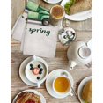 thumbnail image 4 of Hello Spring Kitchen Dish Towels for Drying Dishes Set of 2, Easter Flowers Green Truck Vintage Floral Grey Waffle Weave Microfiber Hand Tea Bathroom Towels Quick Dry & Absorbent Towel 15.7x23.6, 4 of 7