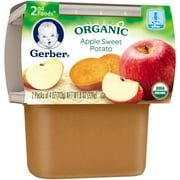 Gerber® 2nd Foods® Organic Apple Sweet Potato Baby Food 2-4 oz. Packs