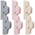thumbnail image 1 of 6 uds.-Clips para bolsas fiables-Clips para bolsas versátiles para patatas fritas-Clips para alimentos fáciles de usar-Sellador de virutas duradero-Clip reutilizable para bolsas de patatas f, 1 of 5