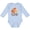 AE-Light Blue, variant on Inktastic Granny Loves Me Gift Fox Boys or Girls Long Sleeve Baby Bodysuit