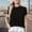 *Black, variant on ClodeEU Fall Short Sleeve Sweater for Women,Crewneck Slim Fit T Shirts,Knit Tops Fashion Clothing Black,Womens Plus S