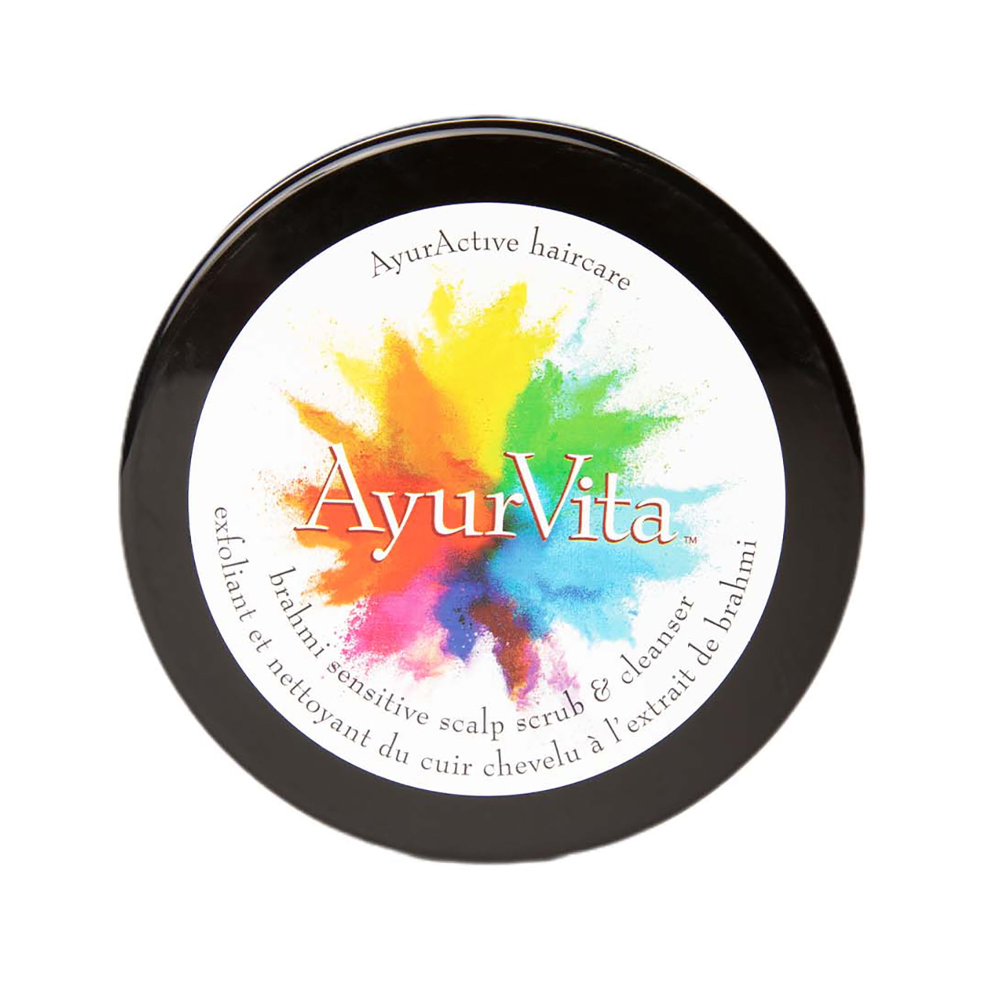 AyurVita Haircare - Brahmi Sensitive Scalp Scrub & Cleanser - Exfoliating  to Cleanse & Calm Itchy Scalp - Removes Buildup, Stimulates Hair Growth &  Shine - Pure, Organic & Natural Ingredients  Oz 
