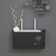 thumbnail image 4 of Caja de almacenamiento de enrutador de estante WIFI de almacenamiento de pared sin perforaciones para sala de estar montada en la pared, línea de acabado, 4 of 5