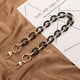thumbnail image 2 of Ounissouiy Hecho con cadenas de bolso resistentes de resina para correas de cadena de bolso duraderas correas de cadena para bolso buenos regalos Artesanía L204-HS, 2 of 6