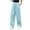 Blue, variant on hlysgo Girls Wide Leg Pants Flowy Palazzo Linen Loose Fit Pant Casual Beach Travel Trousers with Pockets Beige Beige,14-15Years