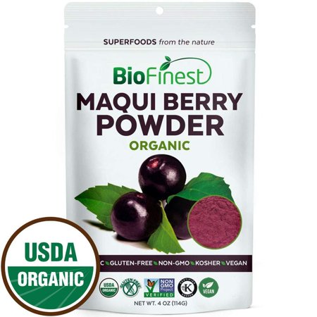 Biofinest Maqui Berry Juice Powder - 100% Pure Freeze-Dried Antioxidants Superfood - USDA Certified Organic Kosher Vegan Raw Non-GMO - Boost Digestion Weight Loss - For Smoothie Beverage Blend (4 (Best Non Sweet Vape Juice)