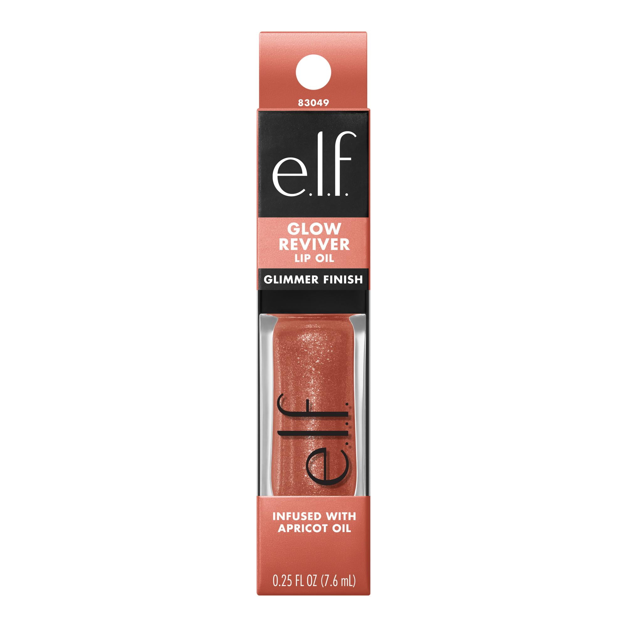 e.l.f. Glow Reviver Lip Oil Glimmer - Super-neutral - 0.25 fl oz