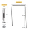 thumbnail image 2 of ANLEBUY Portable Garment Rack, Folding Clothes Rack, Collapsible Clothing Rack for Dance, Travel, Camping, Laundry, Indoor, Outdo, 2 of 9