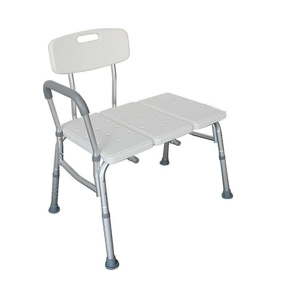 Shower Chair 10 Adjustable Height Non-Slip Bath Seat Bathtub Transfer Bench