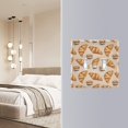 thumbnail image 5 of Dailycode Light Switch Plate Covers 2 Gang Wall Plate Plastics Outlet Covers for Kitchen Home Office Decor Croissant and Coffee, 5 of 8
