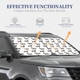 thumbnail image 7 of Picia Dachshund Dog Puppy 2 Piece Car Windshield Sun Shade Foldable | Foldable Sun Shield for Front Window Blocks UV Rays and Keeps Your Vehicle Cool-Medium, 7 of 7