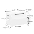 thumbnail image 3 of Bianlte Wood Storage Bench Toy Chest Bench Foot Rest Seat,Toy Chest Bench for Bedroom Living Room,White, 3 of 7