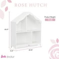 thumbnail image 5 of Barbie by Evolur Rose Hutch in White, 5 of 16