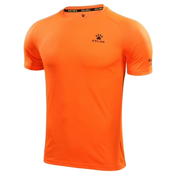 KELME Men's Athletic T-Shirt Short Sleeve - Running Quick Dry Crew Neck Tee