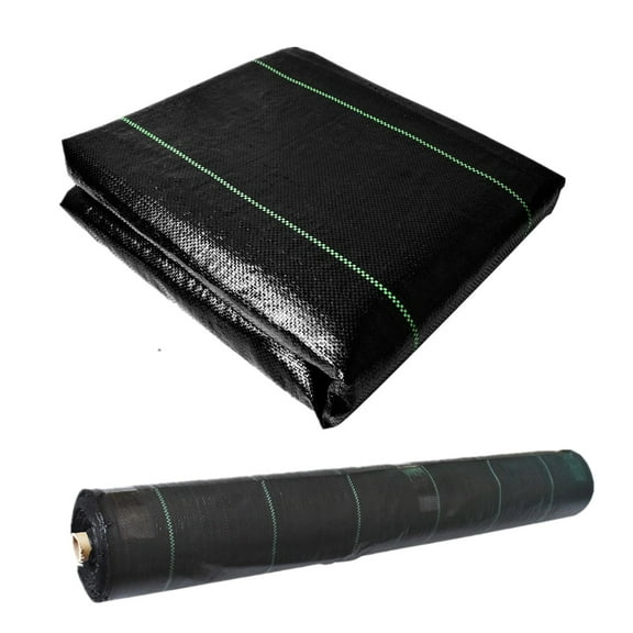 hostic Garden Weed Barrier Fabric Multi Size Heavy Duty Landscape Weed Blocking Plastic Roll Cloth Water Permeable 6FTx100FT