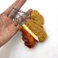 thumbnail image 3 of Llavero con colgante de muslos de pollo simulados, práctico y fácil de colgar, llavero para mochila, bolso, colgante con dije, B, 3 of 4