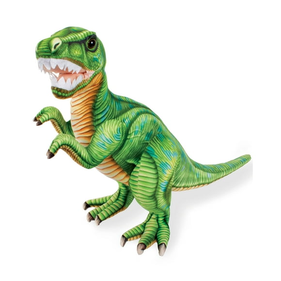 Real Planet 16" T Rex Stuffed Animal - Realistic Dinosaur Plush Toys, Dino Plushie, Cute Dinosaur Plush, Plush Dinosaur Stuffed Animal, (Green T-Rex, 16")