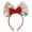 Silver, variant on Christmas Headband for Kids Sequined Bow Headdress Party Decoration Red Large Bow Tie Holiday Hair Accessory Golden