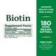 thumbnail image 2 of Suplemento Nature's Bounty, cápsulas blandas de biotina de 10,000 mcg, 180 unidades, 2 of 5